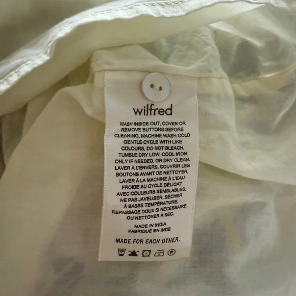 Aritzia Wilfred | La Bohème | Yellow Floral Elia Dress | Size Medium - Picture 10 of 16